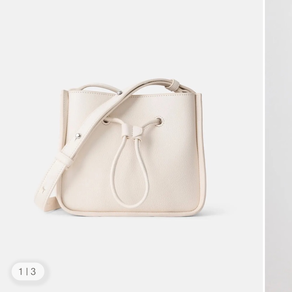 3.1 Phillip Lim Soleil White Calfskin Medium Size Bucket Bag
